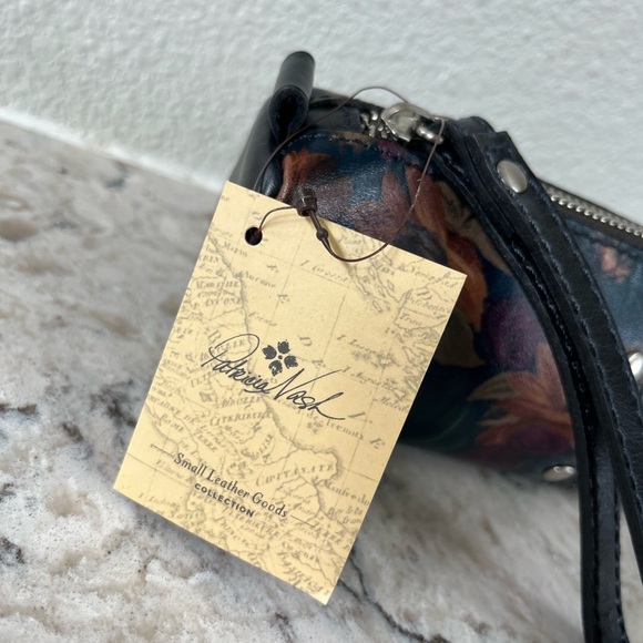 Patricia Nash Black Cosmetic Bag with Floral Design - Picture 2 of 8